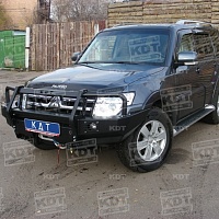 Бампер передний силовой со съёмным кенгурином - Mitsubishi Pajero IV