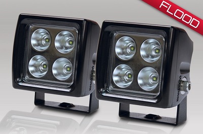 Фара светодиодная 2штх4LED 40W противотуманная 60°
