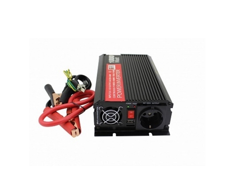 Инвертор напряжения "redBTR" автомобильный 24/220V 1000W