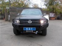 Бампер передний без кенгурина под штатные противотуманные фары Amarok