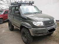 Шнорхель УАЗ Патриот с гофрой