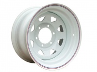 Диск колесный стальной штампованный ORW 8W, 6x139.7, 15x8, ET-25, ЦО 110, белый