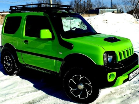 Багажник корзина алюминиевая для Suzuki Jimny JB43