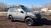 Багажник экспедиционный Toyota Land Cruiser Prado 120/Lexus GX470 под аэродинамический шноркель