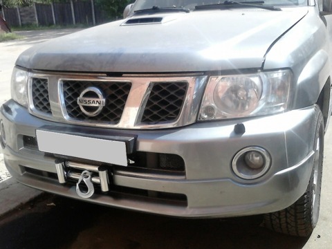 Nissan Patrol Y61 (рестайл.) Комплект с лебедкой Comeup DV 12light