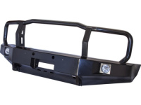 Бампер РИФ передний для Toyota Land Cruiser 76/78/79 2007+ под расширители с доп. фарами и кенгурином