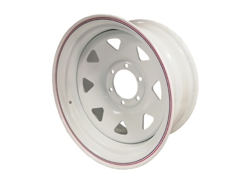 Диск колесный стальной штампованный ORW 27W, 6x139.7, 17x8, ET25, ЦО 110, белый