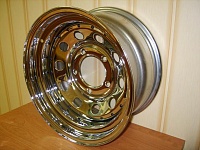 Диск Ниссан Навара D40 стальной хромированный 6x114,3 8xR16 d66 ET-10