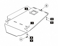 Защита АКПП и РК для Land Cruiser 100 