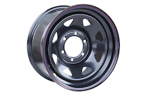 Диск усиленный Toyota Hilux 2.5D, 3.0D стальной черный 6x139,7 8xR16 d110 ET+10