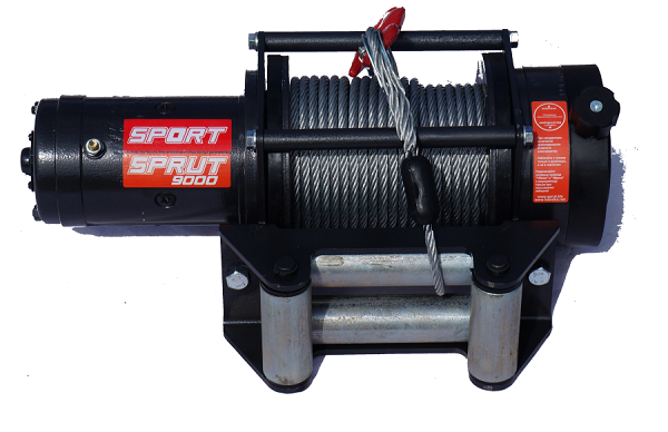 Лебедка автомобильная Спрут-9000 "12v Спорт" 