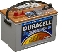 Аккумулятор гелевый Duracell AGM34M 55A Аккумулятор гелевый Duracell AGM34M 55A