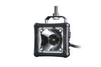 Светодиодная фара дальнего света AURORA 76x76 мм 30W с RGB подсветкой