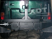 Задний силовой бампер KDT-Light - УАЗ Hunter Задний силовой бампер KDT-Light - УАЗ Hunter