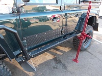Пороги силовые алюминиевые II поколения - Land Rover Defender 110