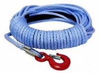 Трос синтетический 24м х9,4мм (3/8"), 8621/4, с коушем, с крюком