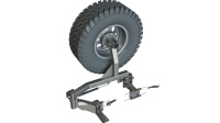 Калитка в штатный бампер Toyota Land Cruiser Prado 95