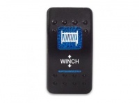 Клавиша для управления лебедкой 12-24В с синей подсветкой WINCH