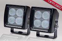 Фара светодиодная 2штх4LED 40W рабочий свет 40°
