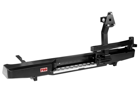 Бампер РИФ задний Toyota Hilux 2005-2014 с калиткой, без фаркопа