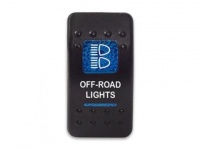 Клавиша Off-Road Lights 12-24В с синей подсветкой
