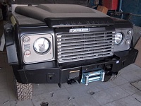 Бампер передний без кенгурина "Спорт" Defender 90/110