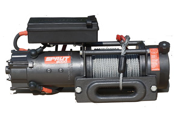 Лебедка автомобильная Спрут-9000 "24v" 