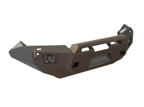Передний силовой бампер Toyota Land Cruiser 200 2008-2015 с защ. дугой и птф
