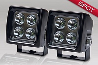 Фара светодиодная 2.5" 4LED дальний свет 20° 2шт 20W