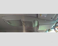 Консоль потолочная для установки р/c Toyota Hilux , без выреза под р/c, серая
