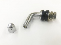 Никелированный вентиль для б/к легковых дисков D=11.3mm угол 90 градусов