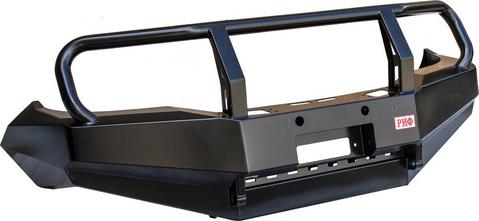Бампер РИФ передний Toyota Hilux 2012-2014 без доп. фар с защитной дугой на рестайлинг