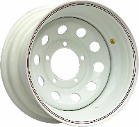 Диск УАЗ стальной белый 5x139,7 8xR15 d110 ET-40 (только на барабанные тормоза)