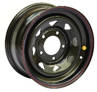 Диск УАЗ стальной черный 5x139,7 8xR17 d110 ET-19 (треуг. мелкий)