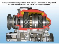 Кит-комплект VAL-racing для Лада4х4 "Пониженный ряд 2,54 с синхронизаторами"