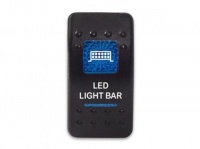 Клавиша Led Light Bar 12-24В с синей подсветкой