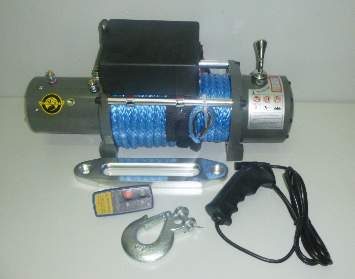 Лебедка электрическая Electric Winch 12000lbs/5500kg 12V (Синтетический трос)
