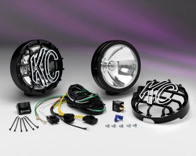 Фары дальнего света KC SlimLite 6" металл черные 130W