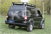 Задний силовой бампер KDT-Light - УАЗ Патриот