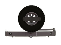 Задний силовой бампер Toyota Land Cruiser 200 2008-2015 +калитка, кронштейн номера, ПТФ