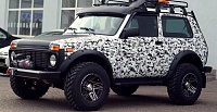 Расширители колесных арок для ВАЗ-2121 Lada Niva 4x4 3D для резанных арок