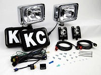 Фары дальнего света(ксенон) KC HID 6х9 металл хром 50W