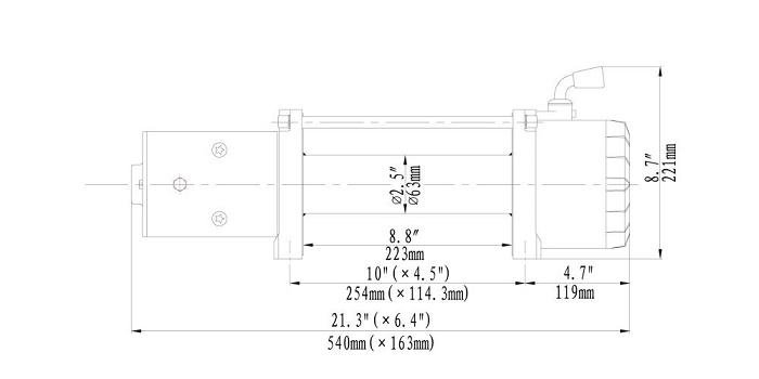 Лебёдка электрическая 12V Runva 9500 lbs 4350 кг.jpeg